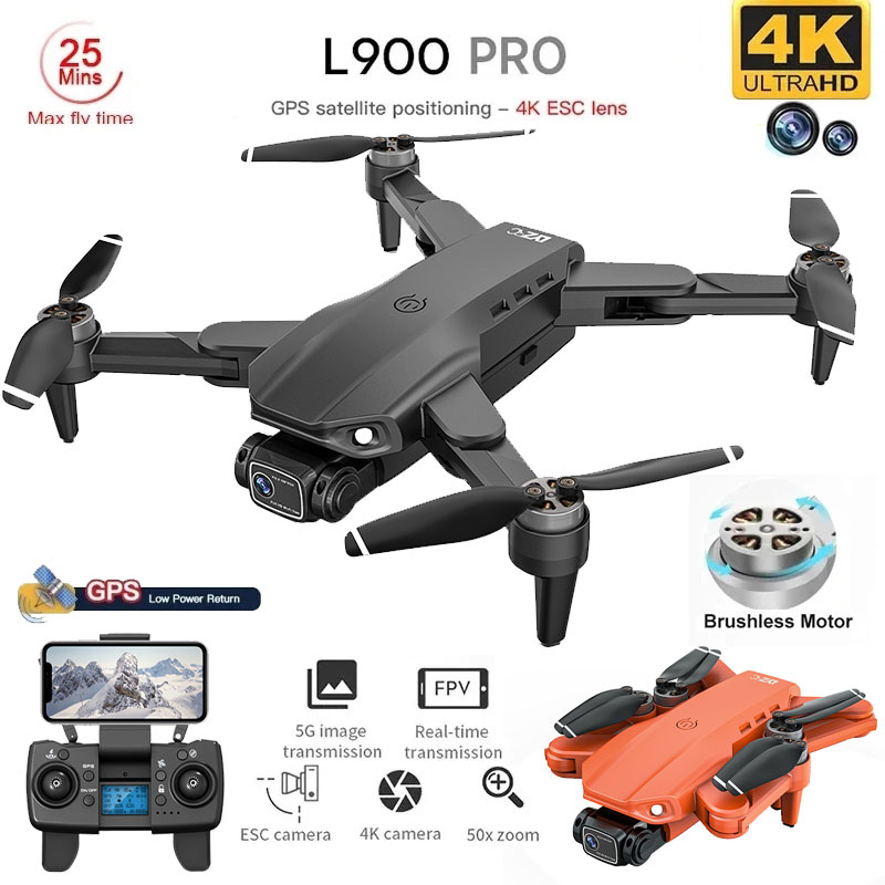 L900 Pro GPS Drone 4K Professi - đánh giá và giá Drone Kit Professional