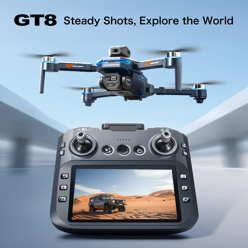 GT8 Max Foldable Drone 8K HD P - đánh giá và giá Drone Kit With Camera
