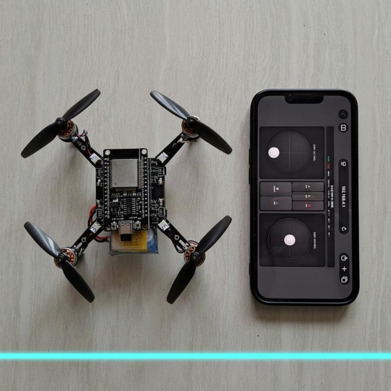 E1 ESP32 Open‑Source Mini Dron - đánh giá và giá Drone Kit Parts Included